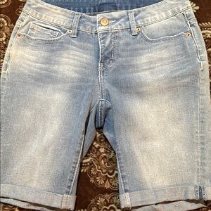 Light Blue Denim Shorts